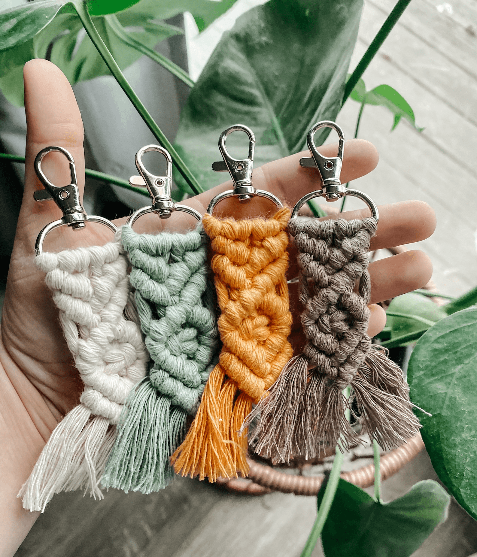 Braided Keychain Loop